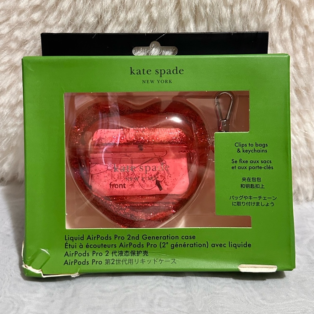 Kate Spade Key To My Heart 3D Airpod Pro Gen 2 Case
